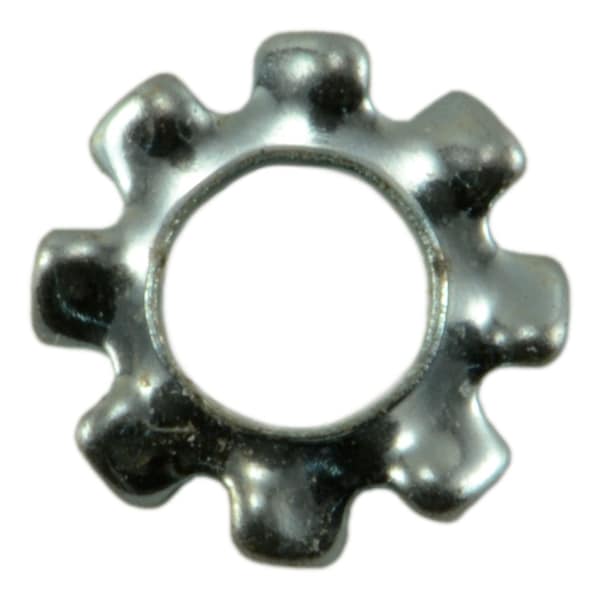 Midwest Fastener External Tooth Lock Washer, For Screw Size #2 Steel, Zinc Plated Finish, 100 PK 03960 - main
